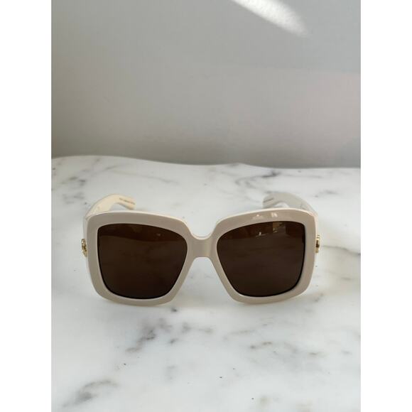 NEW Gucci GG1402S Ivory White Marmont Sunglasses - Picture 4 of 8